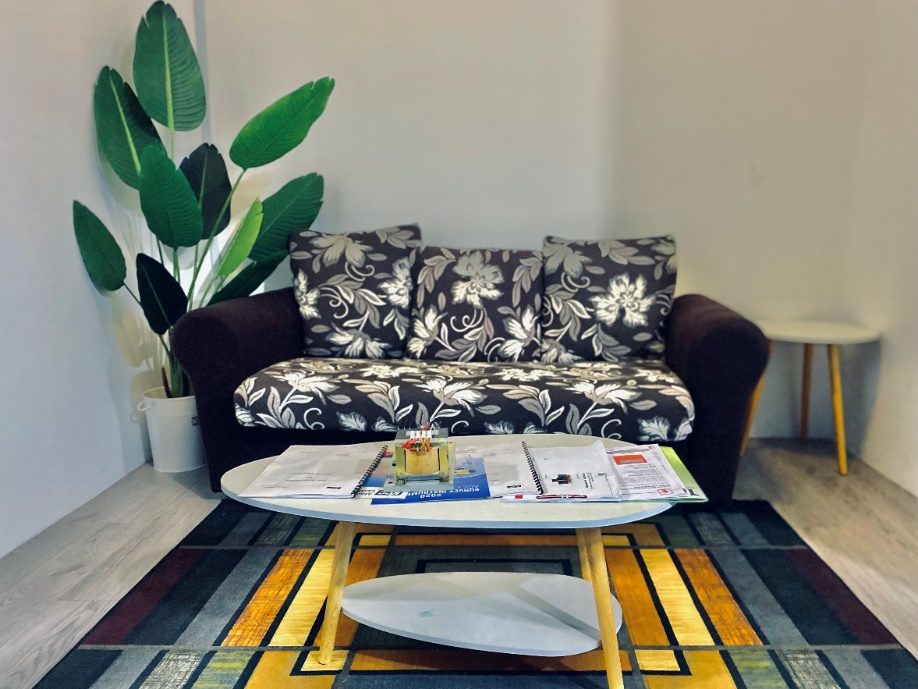 Deqara office waiting lounge